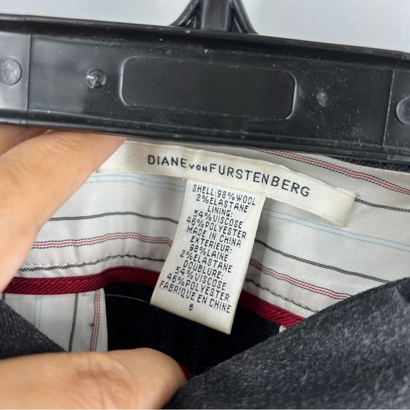 DVF Diane von Furstenberg wool wide leg trousers - Picture 10 of 12